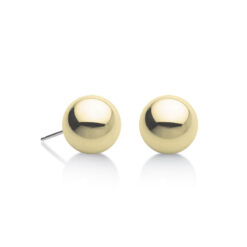 Enchanting Gold Ball Stud Earrings