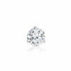 Chic and Characteristic Round Zirconia Stud Earrings