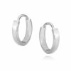 Contemporary Classic Hoop Earrings