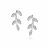 Elegant Leaf Stud Earrings